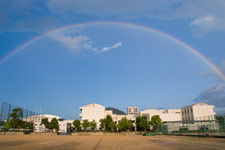 8月14日の虹(ワタナベスタジオ撮影)