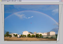 レタッチ中の様子