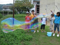 大成功!大喜びの子どもたち